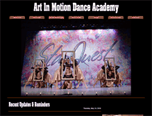 Tablet Screenshot of danceatamda.com